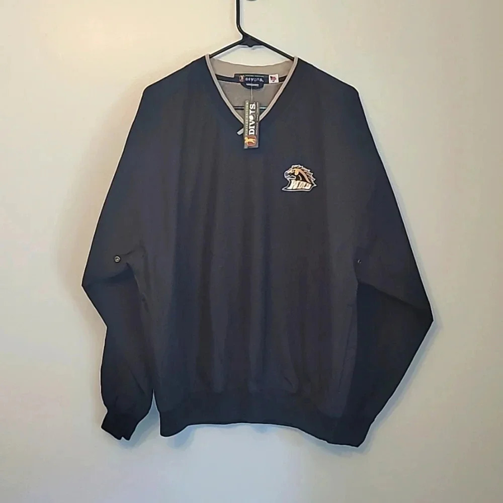 Divot Players Edition WMU golf pullover rain jacket men's medium NWT LOTC